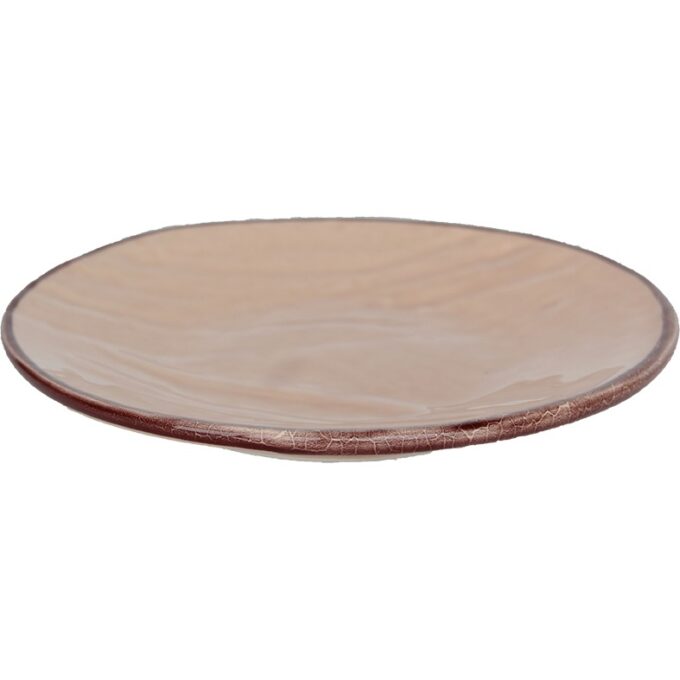 Piattino frutta ceramica ROSA ANTICO - IMPERFETTI