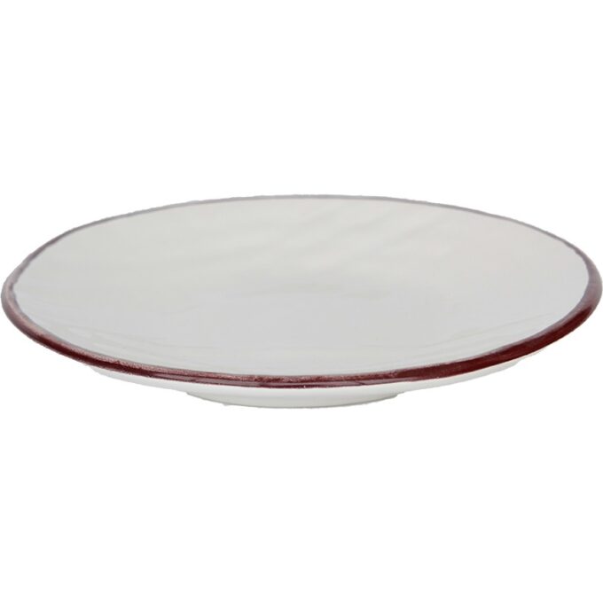 Piatto da portata ceramica BIANCO - IMPERFETTI