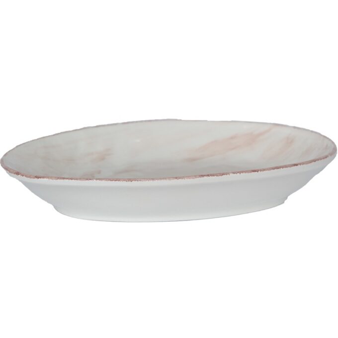 Vassoio da portata in ceramica BIANCO ANTICO - IMPERFETTI