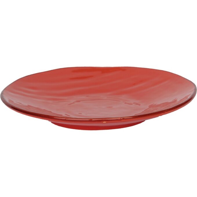 Piatto piano ceramica ARANCIO - IMPERFETTI