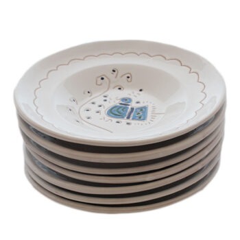 Piatto da portata PAVONCELLE ovale in ceramica - COD. 00003848