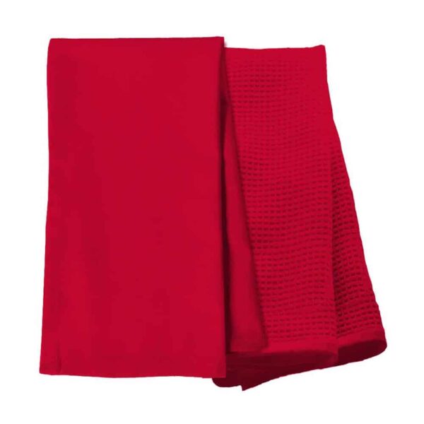 Set 2 Strofinacci da cucina - ROSSO