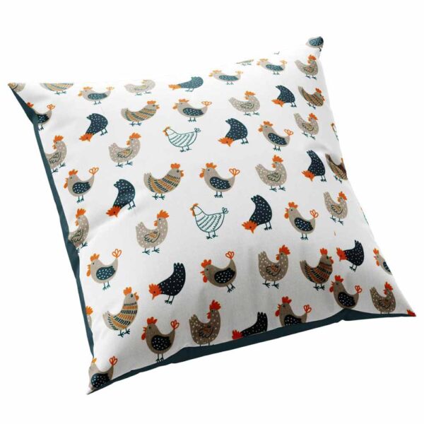 Cuscino arredo GALLINE 50x50cm