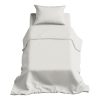 Completo Letto Singolo Cotone Colore Panna - Linea Buonanotte - immagine 2