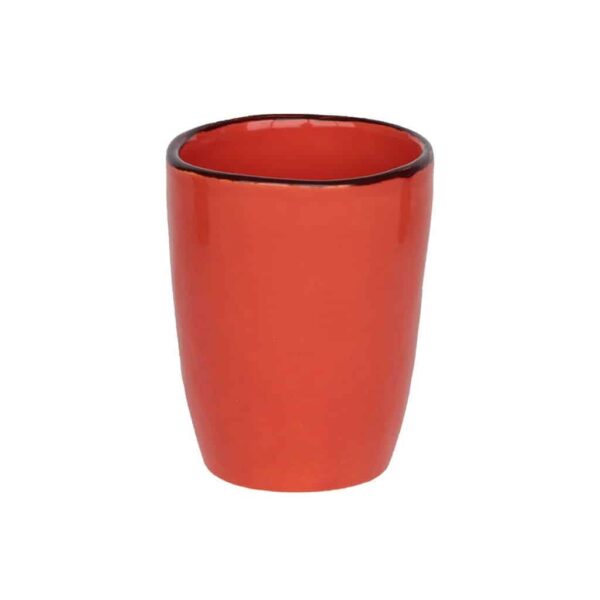 Bicchiere ceramica ARANCIO - IMPERFETTI - Set 6 Pezzi