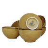 Ciotola di ceramica GIALLO - IMPERFETTI - Set 6 PEZZI - immagine 3