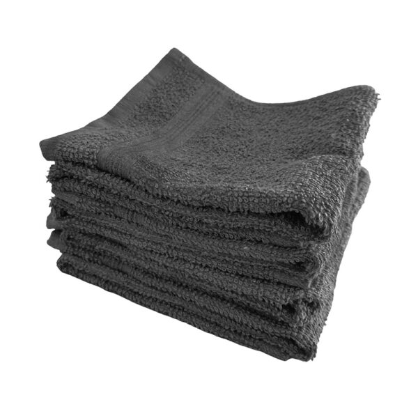 ASCIUGAMANI 100% COTONE - SET 4 PEZZI ANTRACITE