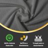 ASCIUGAMANI 100% COTONE - SET 6 PEZZI ANTRACITE - immagine 6