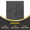 ASCIUGAMANI 100% COTONE - SET 6 PEZZI ANTRACITE - immagine 3