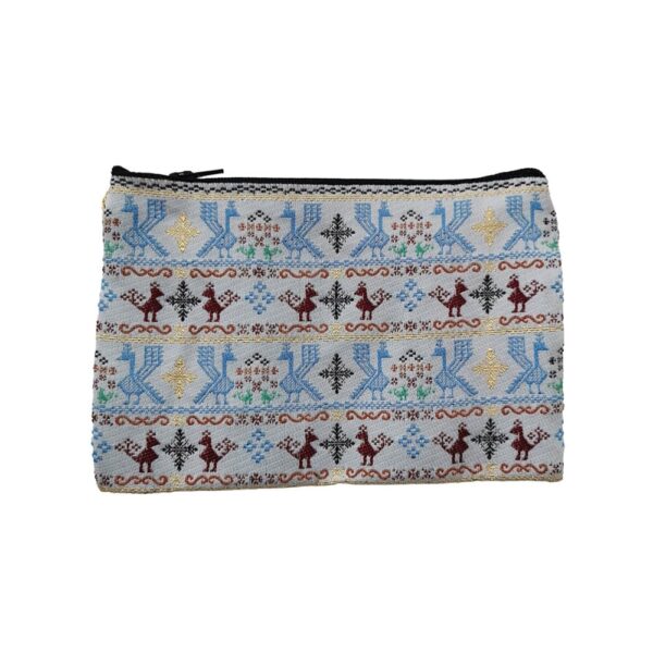 POCHETTE / PORTAMONETE - PAVONCELLA SARDA COLORATA