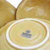 Piatto FONDO ceramica GIALLO - IMPERFETTI - Set 6 Pezzi - immagine 4