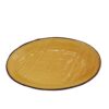 Piatto OVALE in ceramica GIALLO - IMPERFETTI - immagine 2