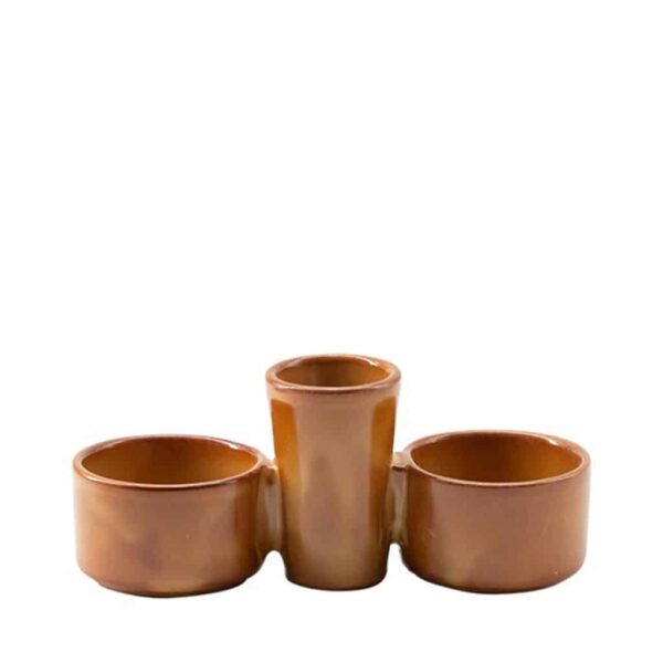 Portasale in terracotta LINEA CUOIO