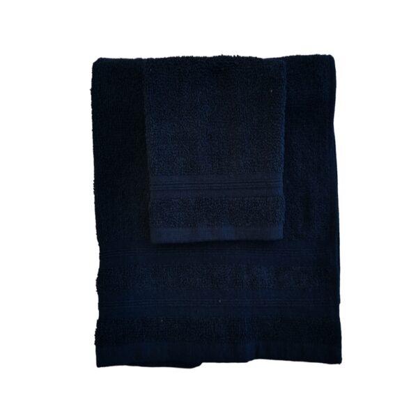 ASCIUGAMANI 100% COTONE - SET 2 PEZZI BLU