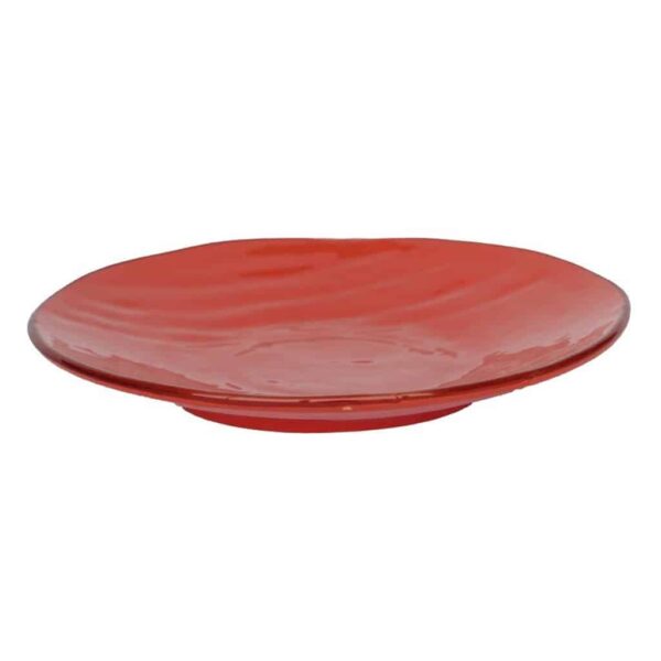 Piatto da PORTATA ceramica ARANCIO - IMPERFETTI