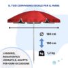 LELLO L'Ombrello - Ombrellone da Spiaggia - Anti raggi UV - immagine 2