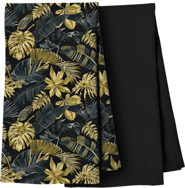 SET 2 Strofinacci - Gold Jungle