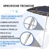 CARAIBI - Ombrellone Policotone da Spiaggia da 220 cm - immagine 5