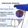 WOOD - Ombrellone Poliestere e Legno - immagine 5