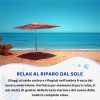 TORNADO - Ombrellone Antivento Anti UV - Poliestere e Alluminio - Diametro 220 cm - immagine 3