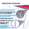 TORNADO - Ombrellone Antivento Anti UV - Poliestere e Alluminio - Diametro 220 cm - immagine 5