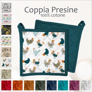 Coppia Presine – 100% Cotone – Fantasie Colorate e Comfort Quotidiano