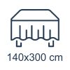 Tovaglia 140 x 300